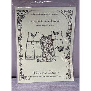 Sharon Annes Jumper Pattern for 18" Dolls by Primrose Lane 2013
